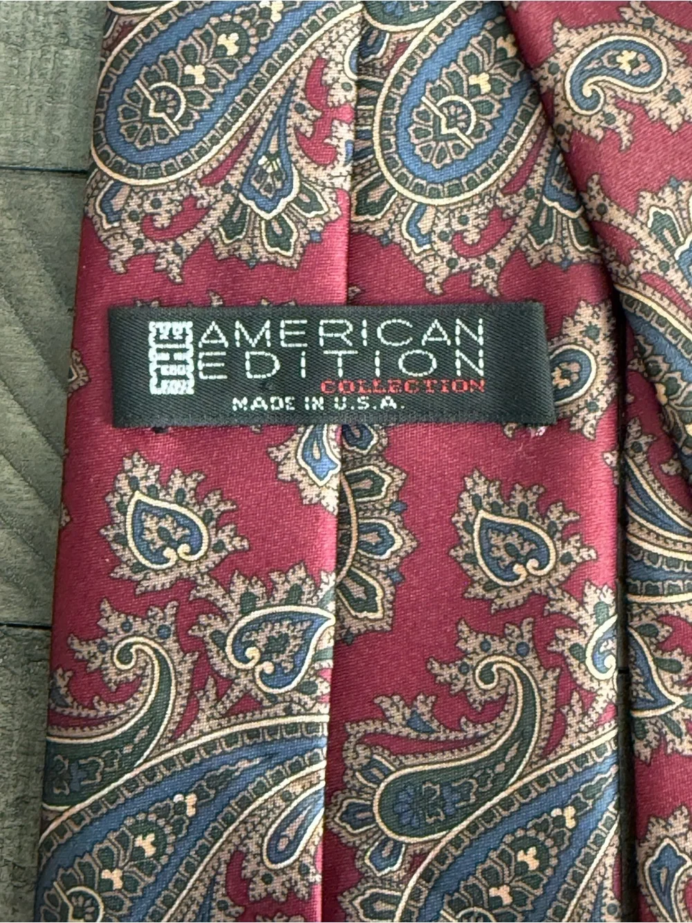 Men's Paisley Silk Tie - Pink
